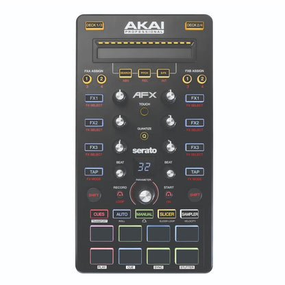 akai dj controller interfaces akai professional afx controller for advanced serato dj performance