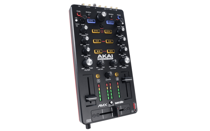 akai dj controller interfaces akai professional amx mixing surface with audio interface