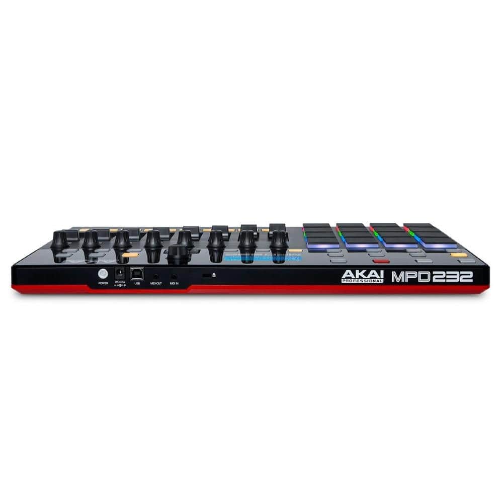 akai groove production akai mpd232 feature-packed, highly playable pad controller with mpc beats software pack