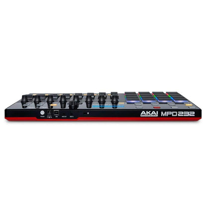 akai groove production akai mpd232 feature-packed, highly playable pad controller with mpc beats software pack