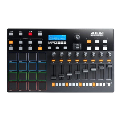 akai groove production akai mpd232 feature-packed, highly playable pad controller with mpc beats software pack