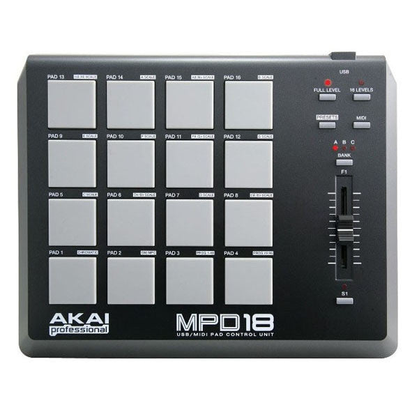 akai groove production akai professional mpd18 compact pad controller
