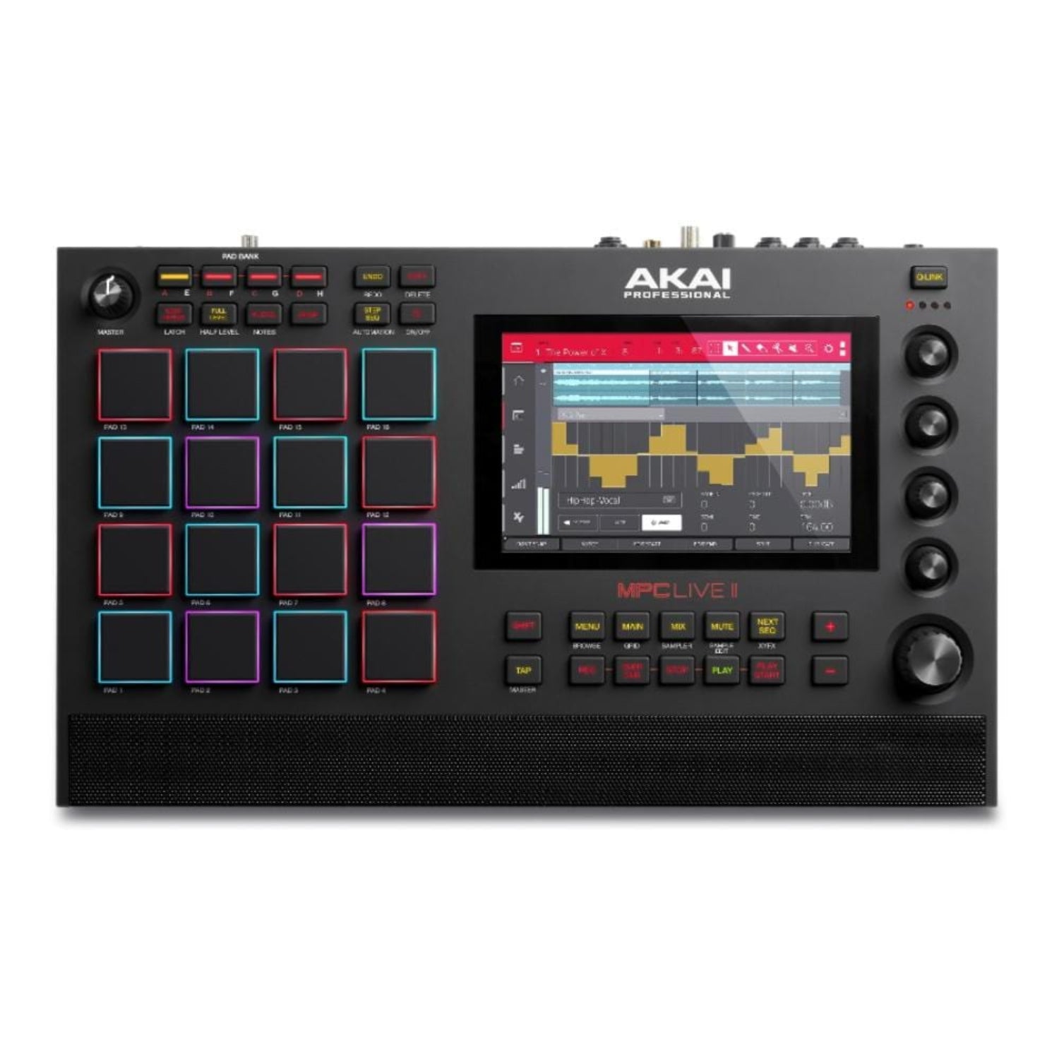 akai groove production black akai professional mpc live ii standalone music production center with 7 inch touch display 