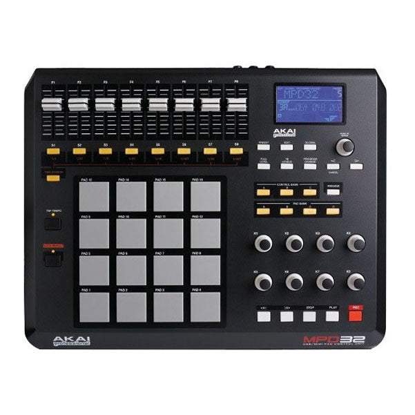 akai midi controllers akai mpd32 usb/midi pad controller - garage sale
