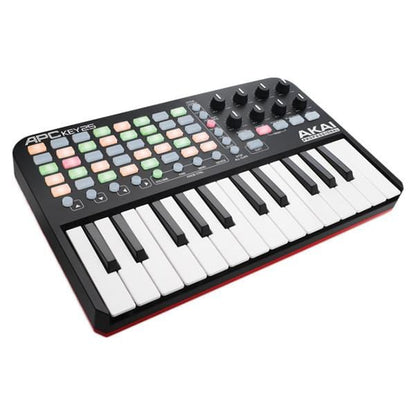akai midi keyboards akai apc key 25 ableton live midi keyboard controller with polishing cloth, gigbag & ebook