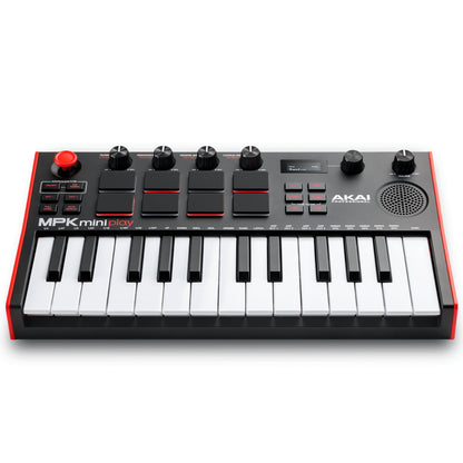 Akai Midi Keyboards Akai MPK Mini Play Mini Controller Keyboard with Built-in Speakers With MPC Beats Software Pack 