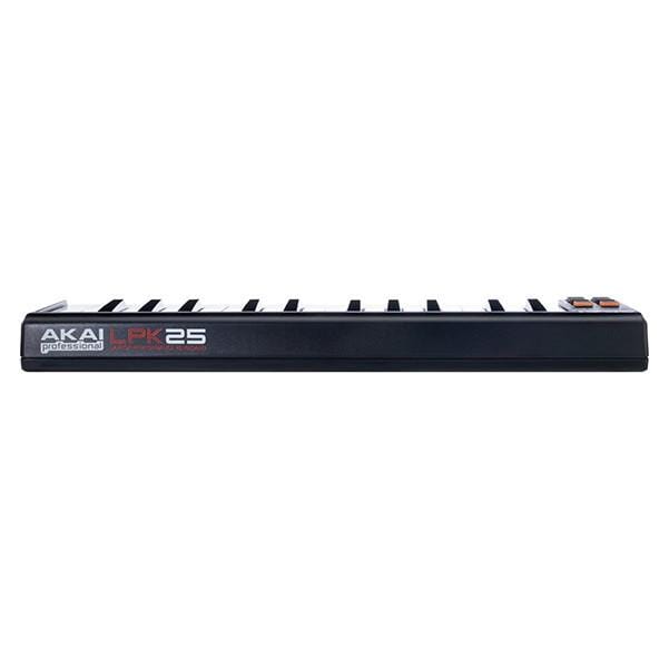 akai midi keyboards akai professional lpk25 laptop performance midi keyboard with btwig software, polishing cloth, gigbag & ebook