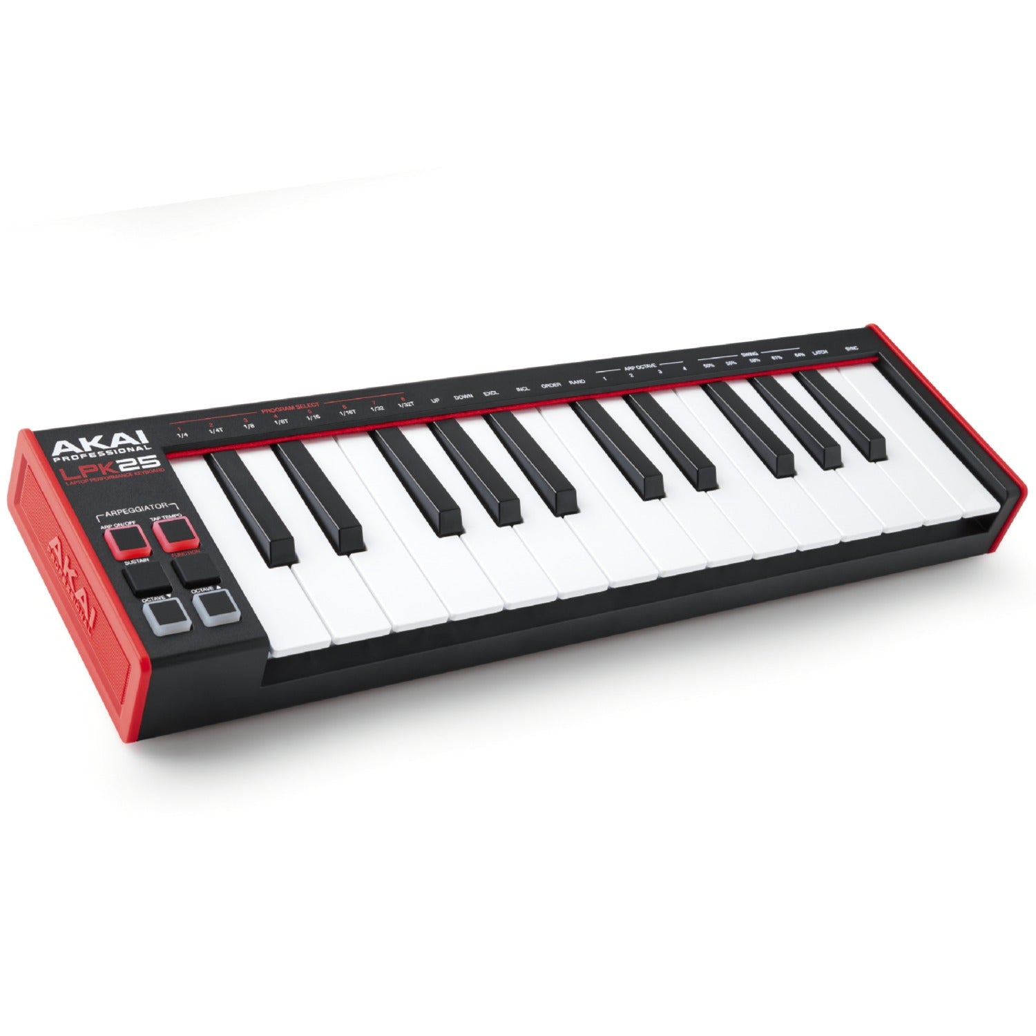 Akai Midi Keyboards Akai Professional LPK25 MK2 Laptop Performance MIDI Keyboard With MPC Beats Software Pack