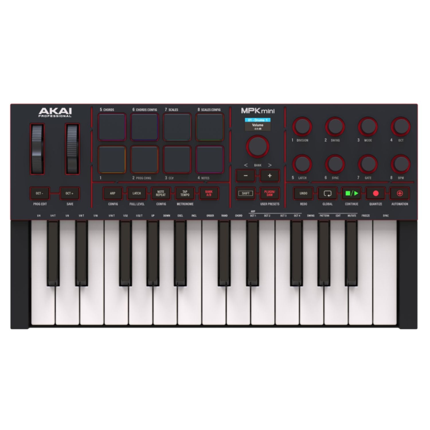 Buy Akai MPK MINI MK3 Compact Midi Keyboard & Pad Controller