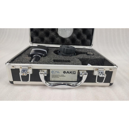 AKG Condenser Microphones AKG C214 Large Diaphragm Condenser Microphone with Aluminium Case - Open Box