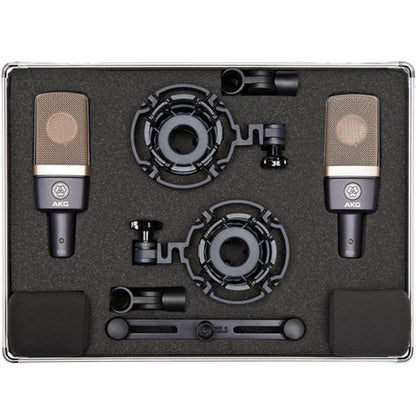 akg condenser microphones akg c314 matched pair stereo set condenser microphones