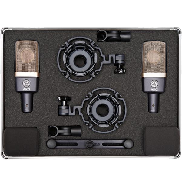 akg condenser microphones akg c314 matched pair stereo set condenser microphones