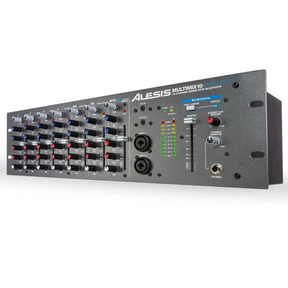 Alesis Analog Mixers Alesis MultiMix 10 Wireless Rackmount 10-Channel Mixer with Bluetooth