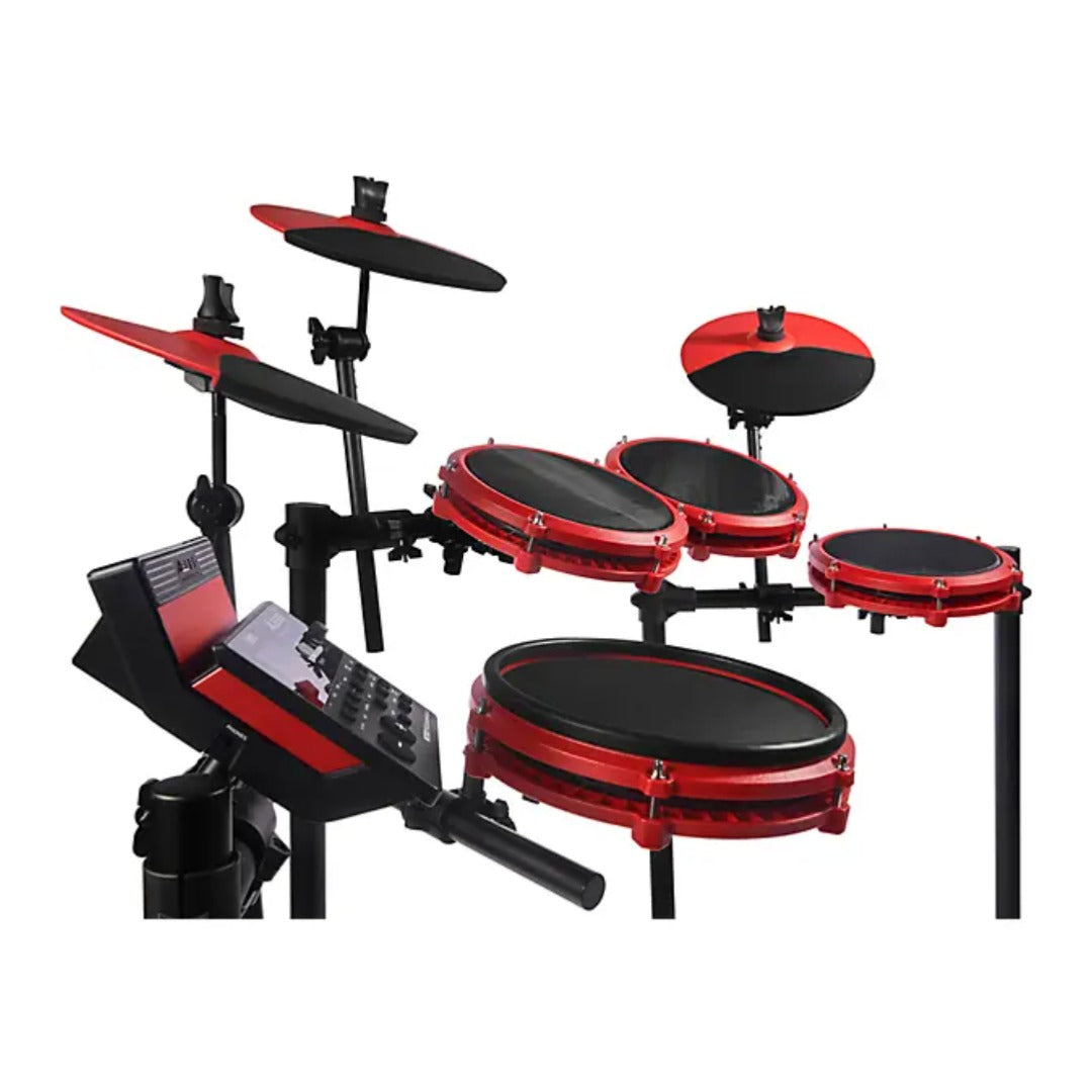 Alesis Electronic Drum Kits Alesis Nitro Max Kit Eight Piece Electronic Drum Kit with Mesh Heads and Bluetooth