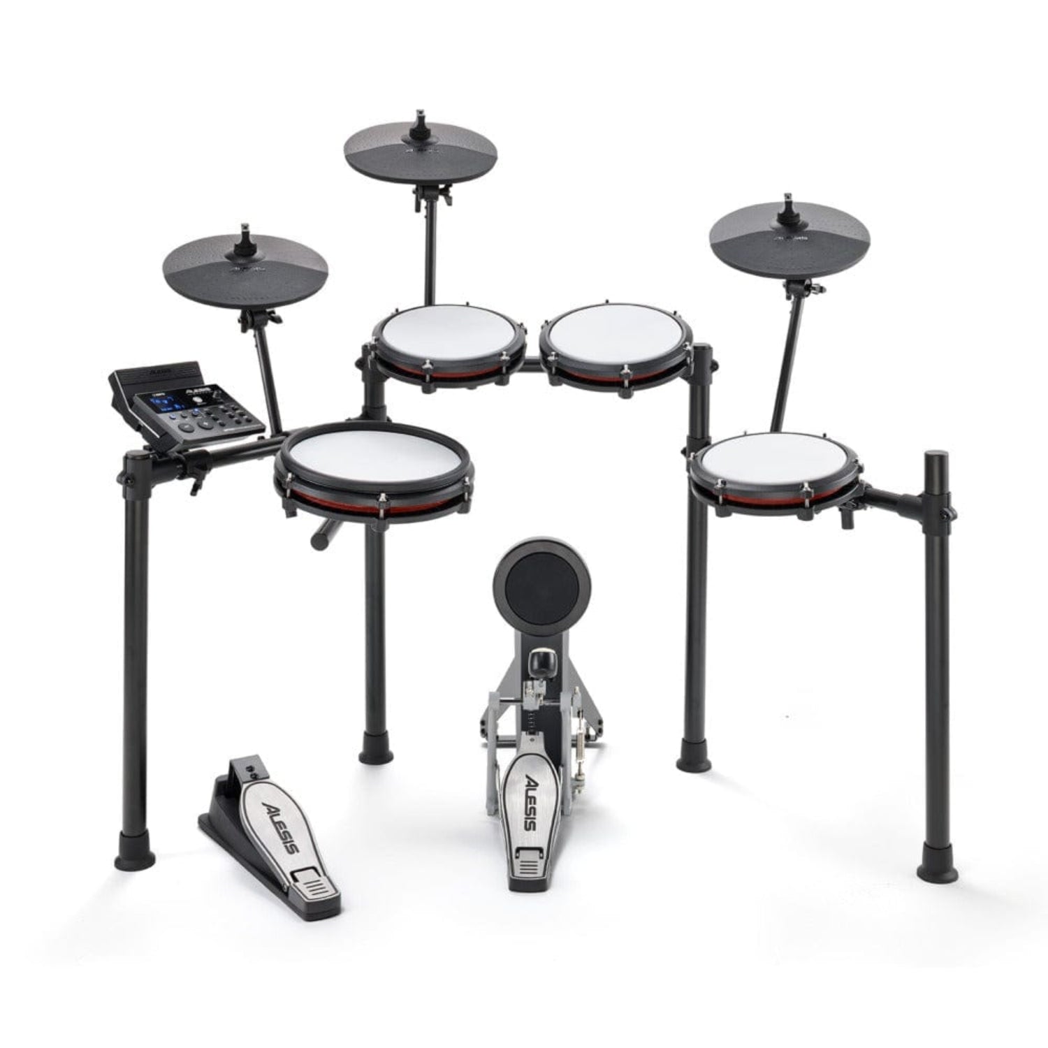 Alesis Electronic Drum Kits eKit / Black Alesis Nitro Max Kit Eight Piece Electronic Drum Kit 