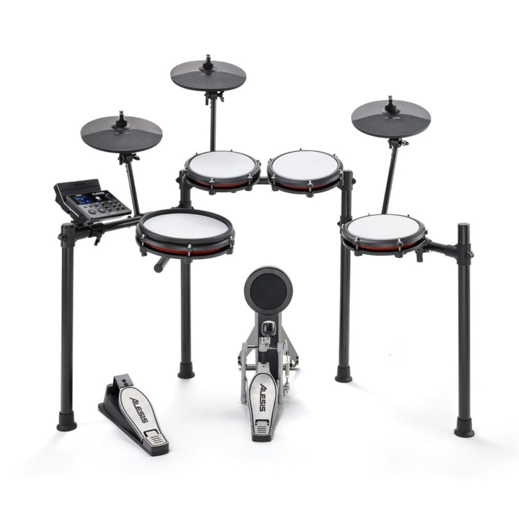 Alesis Electronic Drum Kits eKit / Black Alesis Nitro Max Kit Eight Piece Electronic Drum Kit 