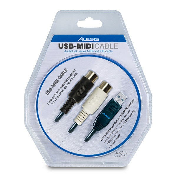 alesis midi cables alesis usb-midi cable