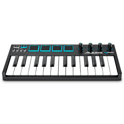 Alesis Midi Keyboards Alesis V Mini Portable 25 Key USB MIDI Keyboard Controller with Pads & Pro Software Suite featuring ProTools First Included