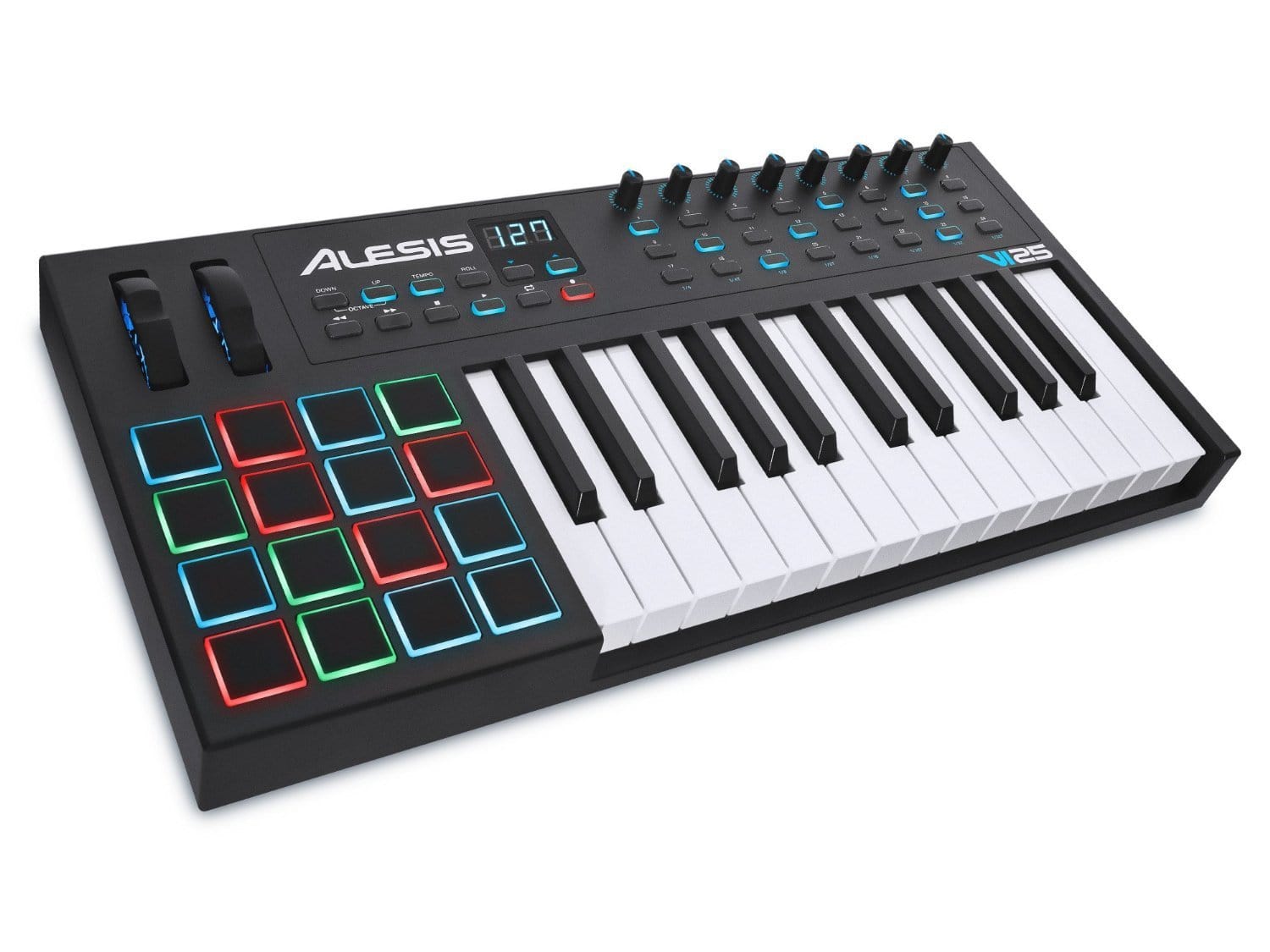 Alesis Midi Keyboards Alesis VI25 Advanced 25-Key USB MIDI Drum Pad and Keyboard Controller