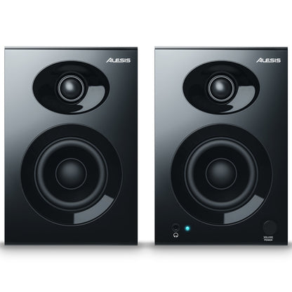 Alesis Monitor Speaker Bundles Alesis Elevate 3 MKII Monitors Speakers with Isolation Pads, Cables and Ebook  - Pair