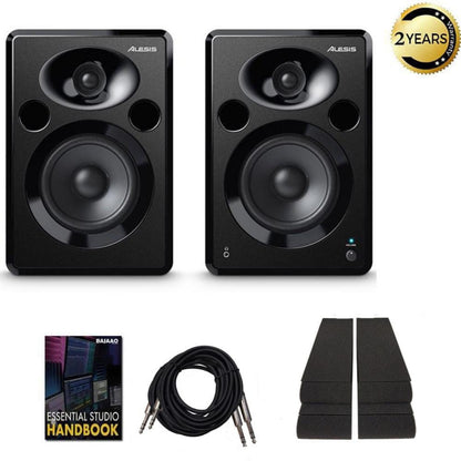 Alesis Monitor Speaker Bundles Alesis ELEVATE 5 MKII 5 inch Powered Studio Monitors with Isolation Pads, Cables, and Ebook  - Pair