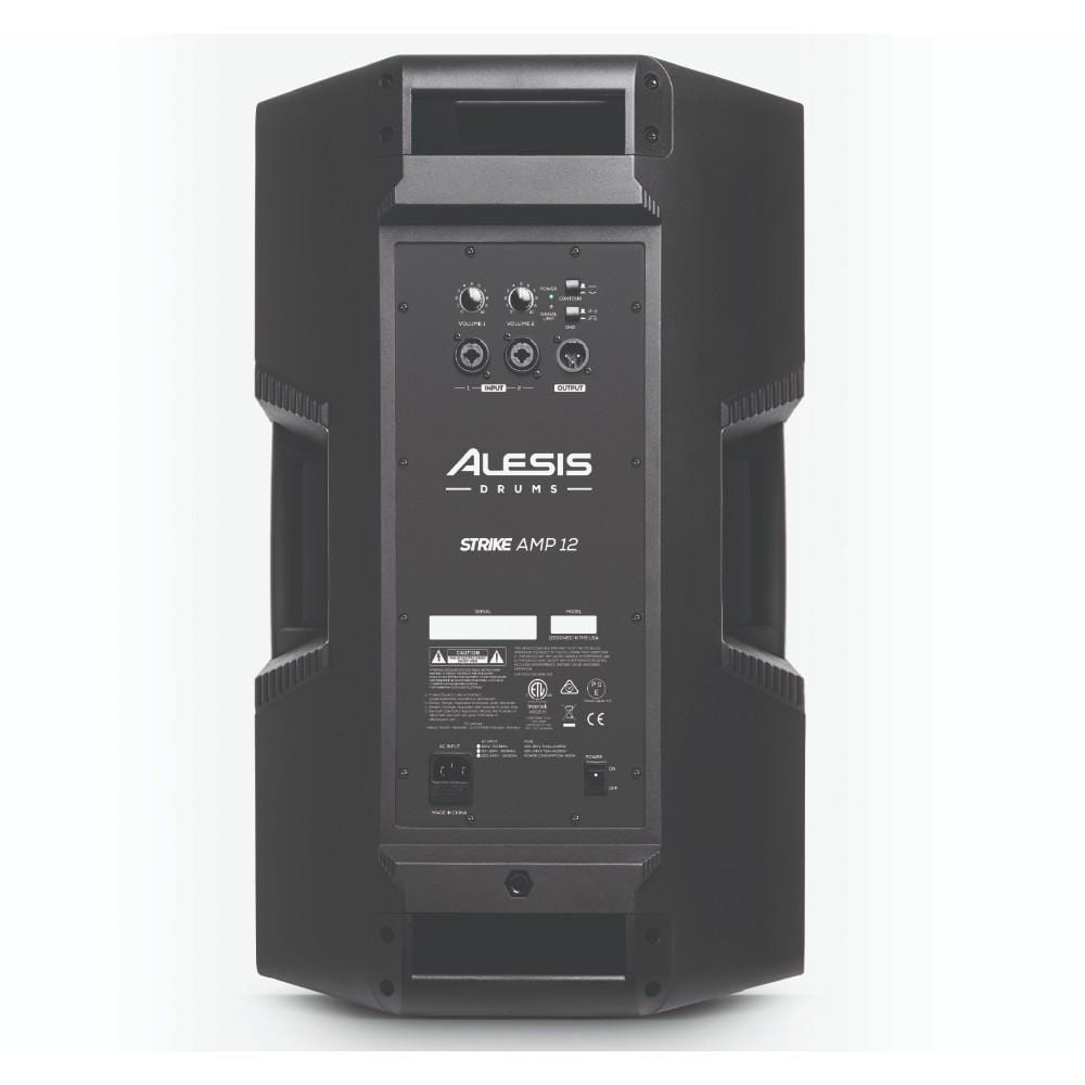alesis power amplifiers alesis strike amp 12 2000 watt powered drum amplifier