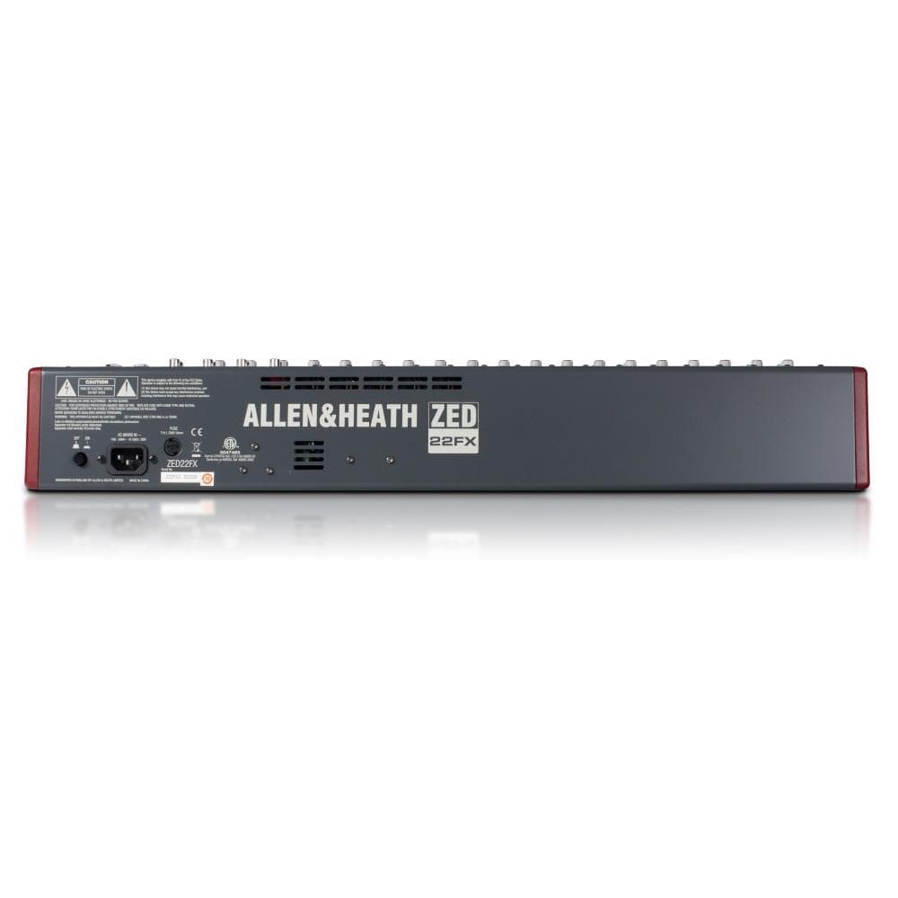 allen & heath analog mixers allen & heath zed-22fx 16 mic/line inputs multipurpose mixer with fx