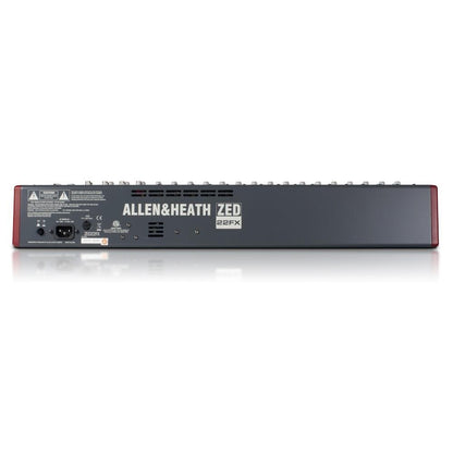 allen & heath analog mixers allen & heath zed-22fx 16 mic/line inputs multipurpose mixer with fx