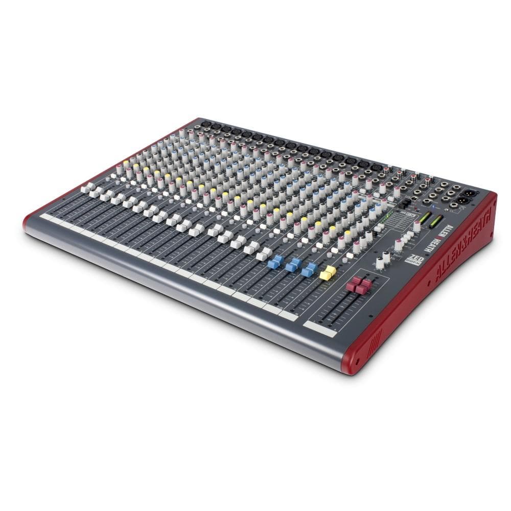 allen & heath analog mixers allen & heath zed-22fx 16 mic/line inputs multipurpose mixer with fx