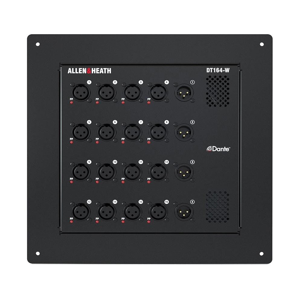 allen & heath digital stage box allen & heath dt 164 w 16 xlr input stage digital i/o box
