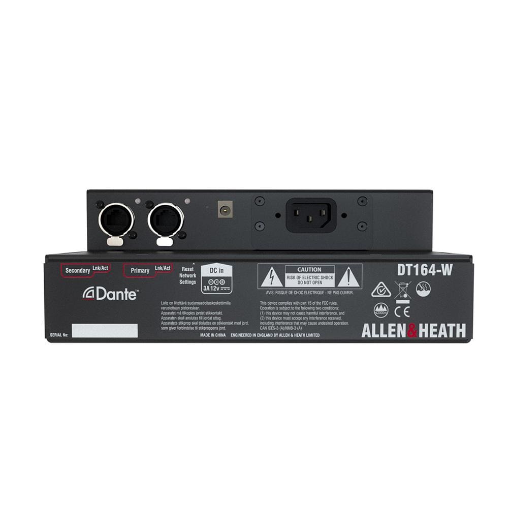 allen & heath digital stage box allen & heath dt 164 w 16 xlr input stage digital i/o box