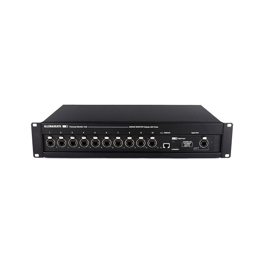 allen & heath digital stage box allen & heath me u 10 port digital stage box