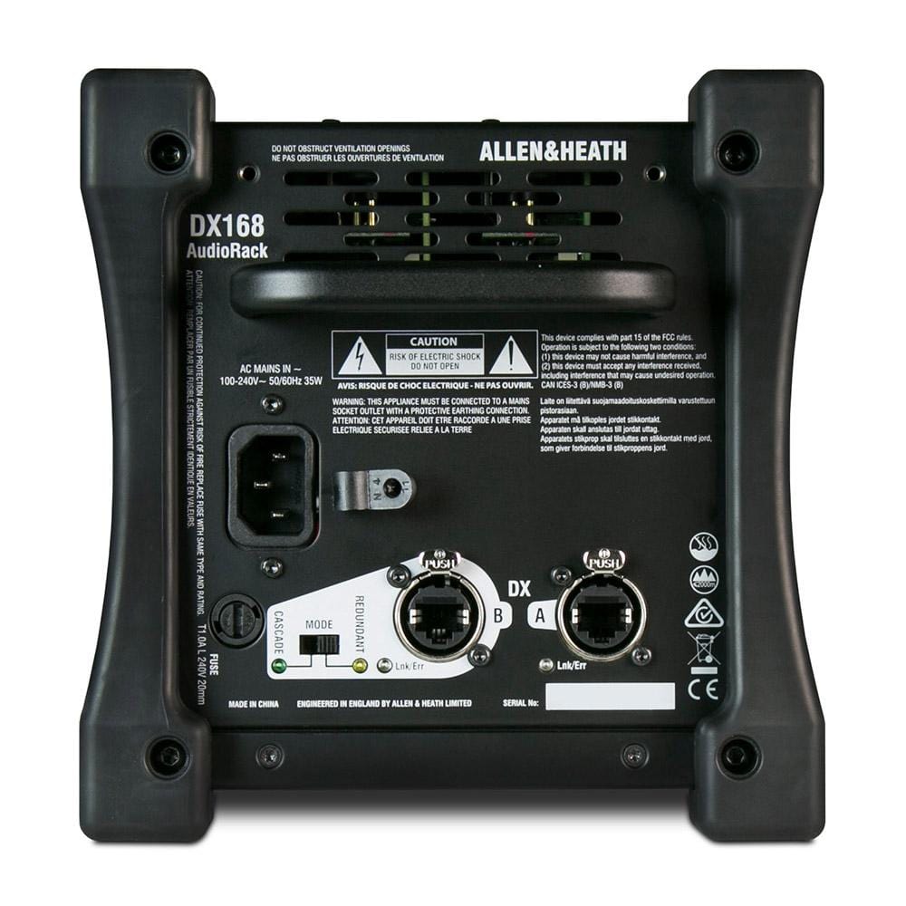 allen & heath rack mounted effects allen & heath dx168 16 xlr input rack mounted effects