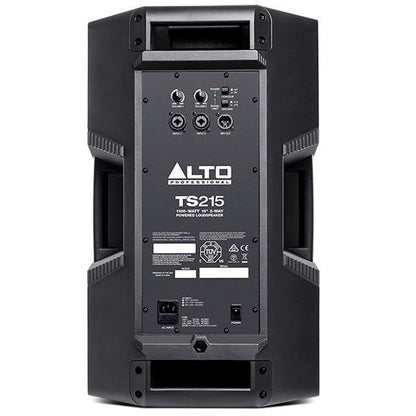 alto active pa speakers alto truesonic ts215 1100 watt 15 inch 2 way active pa speaker