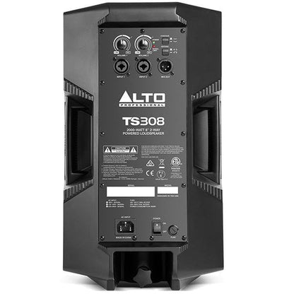Alto Active PA Speakers Alto TS308 2000-Watt 8-Inch 2-Way Active PA Speaker