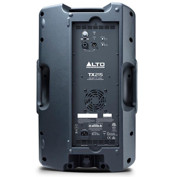 alto active pa speakers alto tx215 600 watt 15 inch 2 way active pa speaker