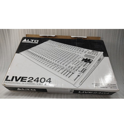 Alto Analog Mixers 202101664943 Alto Live 2404 Professional 24-Channel/4-Bus Mixer - Open Box