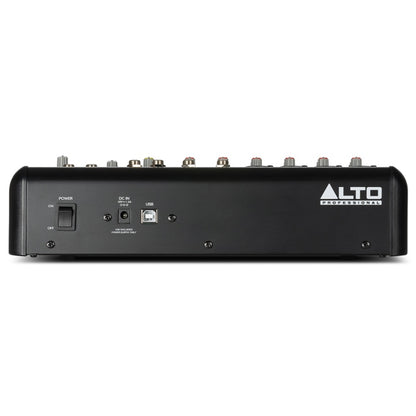 Alto Analog Mixers Alto TrueMix 800Fx 8-Channel Compact Mixer with Usb Blutooth and Alesis Multi-Fx