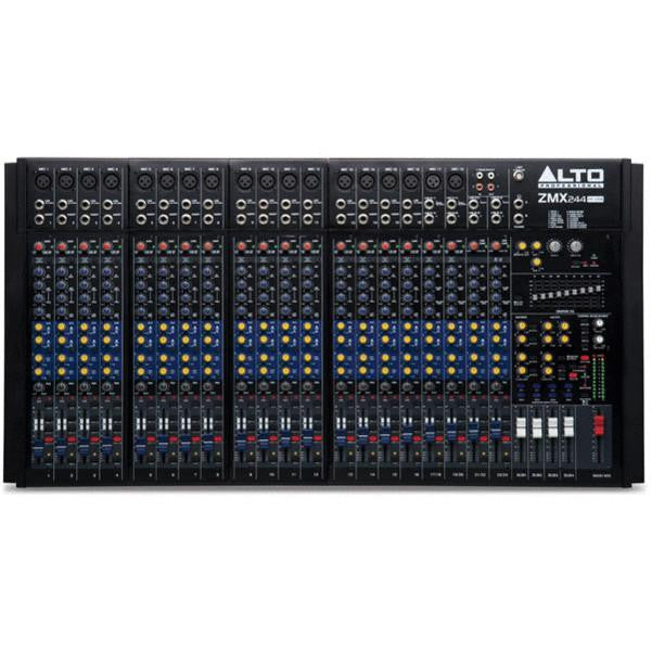 alto analog mixers alto zmx244fxu 24-channel mixer with effects and usb interface