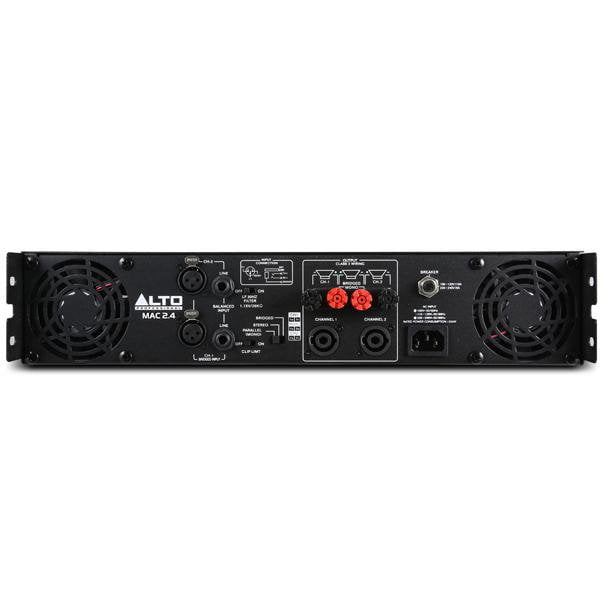 alto power amplifiers alto mac 2.4 3100 watt 2-channel power amplifier