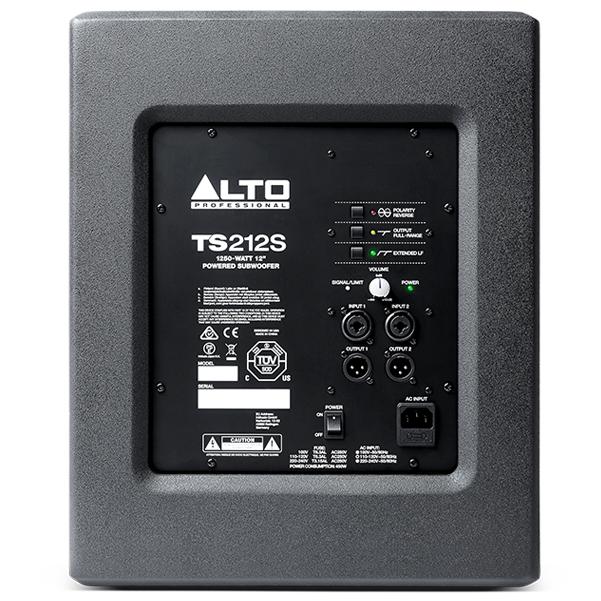 Alto Truesonic TS212S 1250 Watt 12 inch Powered Subwoofer –