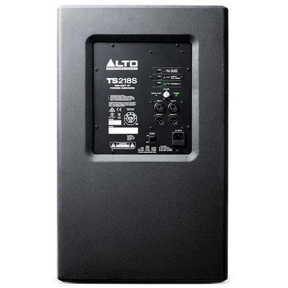 alto subwoofers alto ts218s 1250 watt 18 inch powered subwoofer