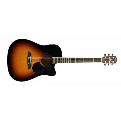 alvarez electro acoustic guitars alvarez rd26cesb regent 26 series dreadnought 6 string electro acoustic guitar - sunburst
