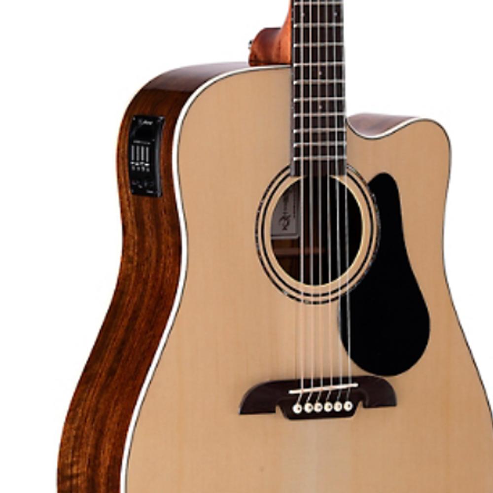 Alvarez Electro Acoustic Guitars Alvarez RD28 6-String Dreadnought Cutaway Electro Acoustic Guitar with Gigbag - Natural Gloss