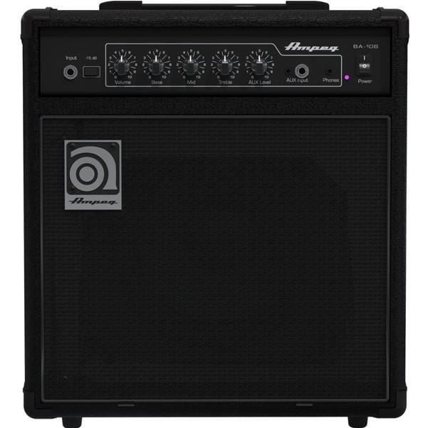 ベース Ampeg ba-108 v2 Ampeg BA-108 v2 Combo Practice Bass Guitar Amplifier - 25