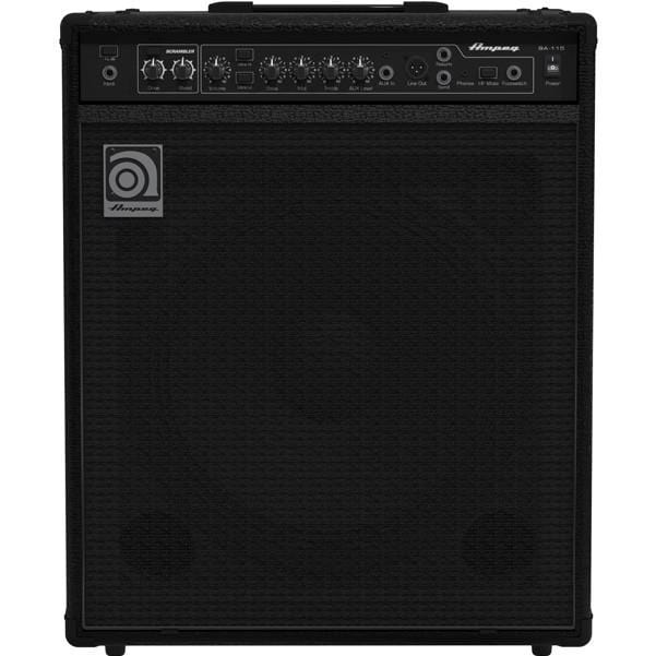 ampeg bass combo amplifiers ampeg ba115v2 1x15 bass combo amplifier