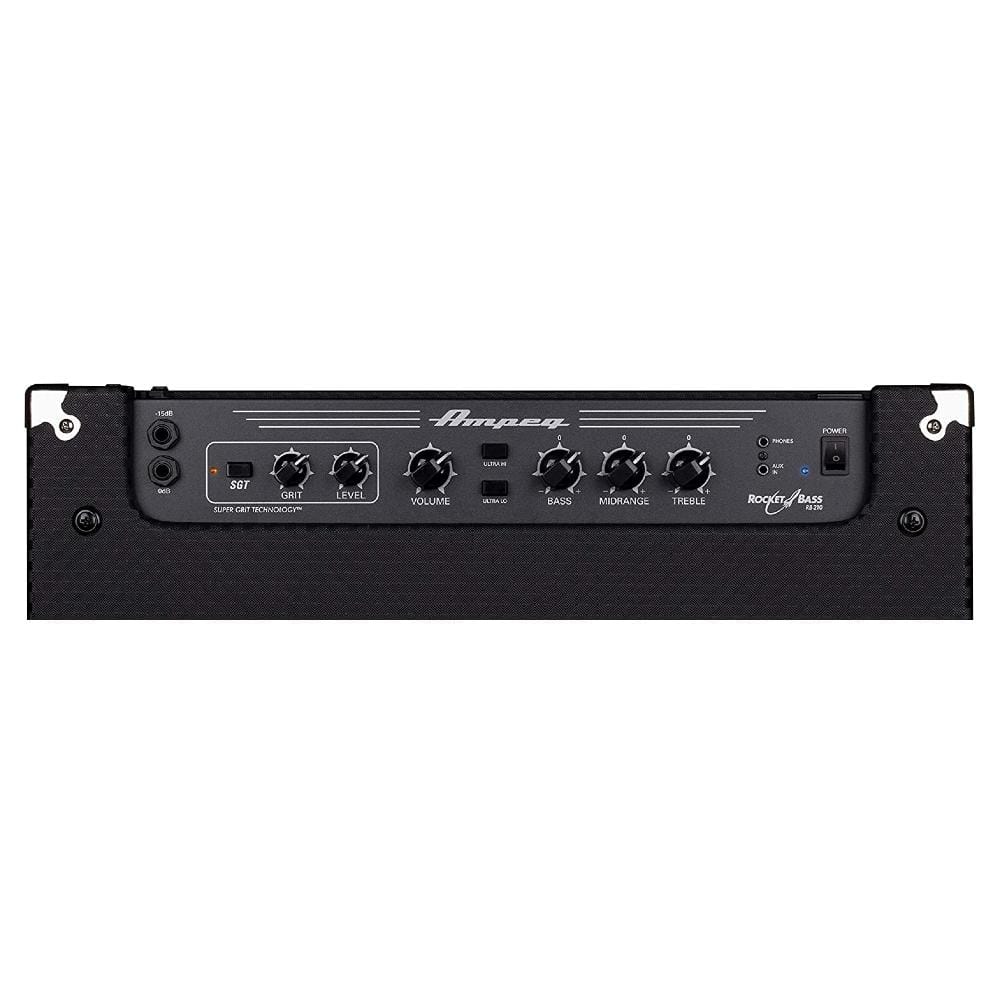 ampeg bass combo amplifiers black ampeg rocket bass rb-210 500 watts bass combo amplifier   