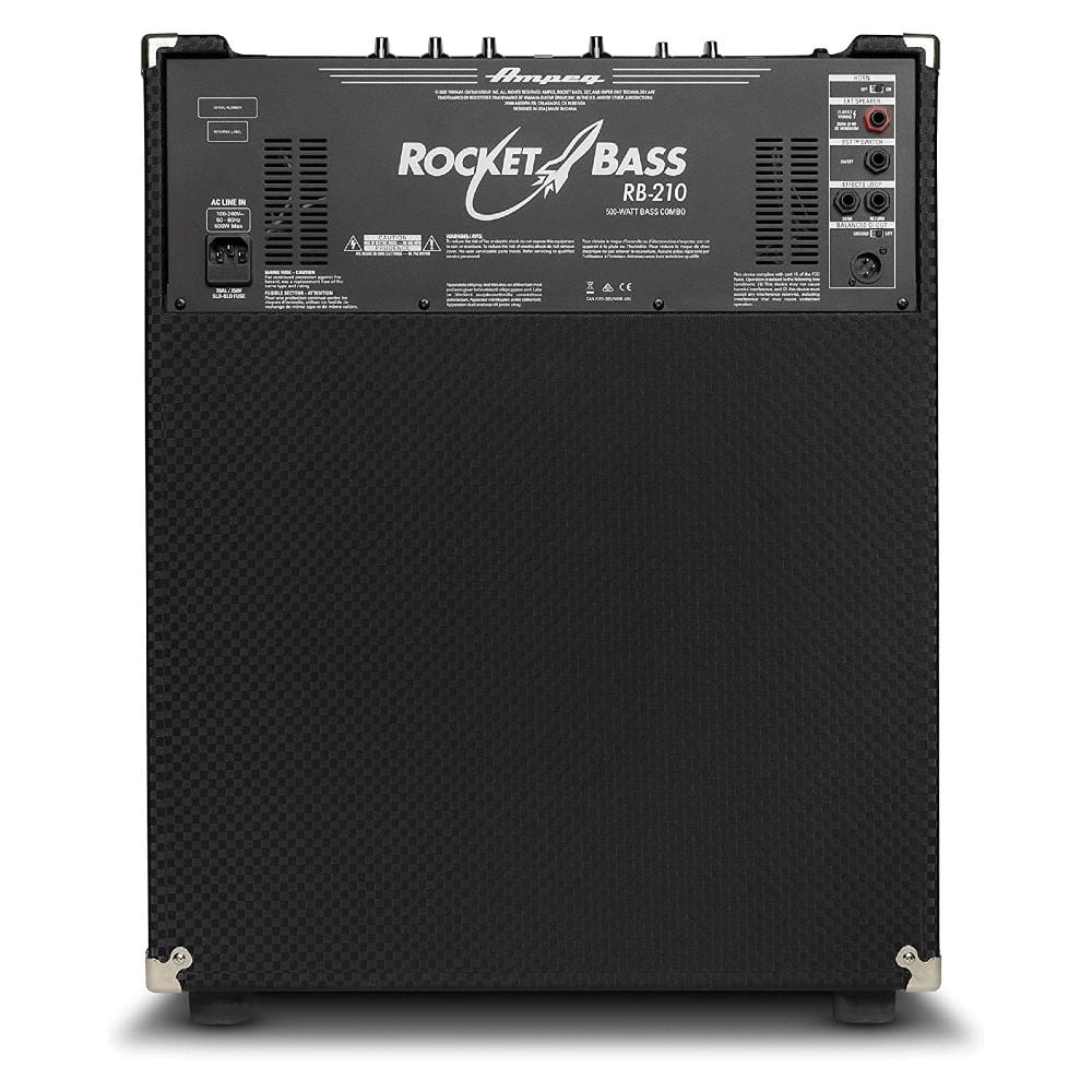 ampeg bass combo amplifiers black ampeg rocket bass rb-210 500 watts bass combo amplifier   