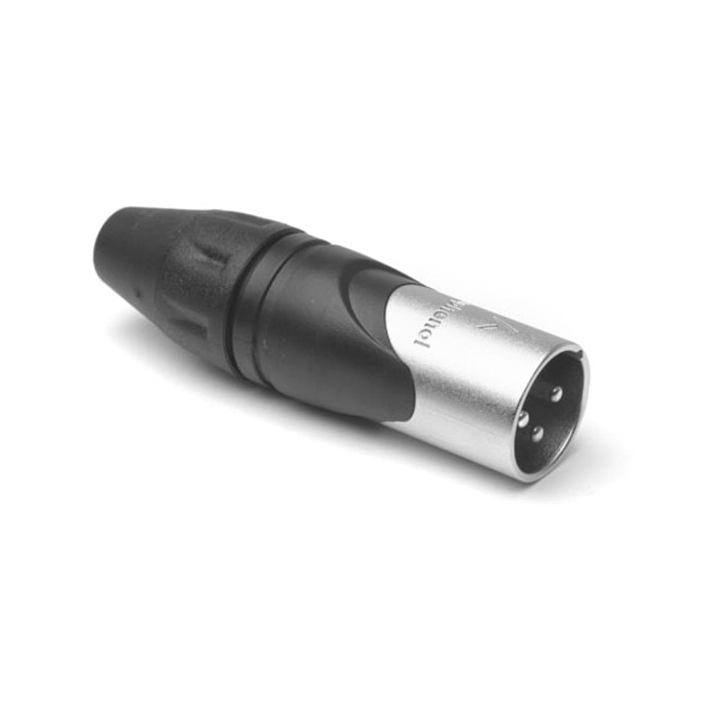 Amphenol Cables and Connectors Nickel Amphenol AX Series AX3M Male XLR Cable Connector