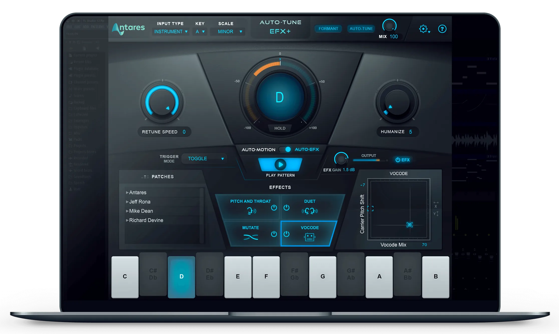 Antares Virtual Processors Antares Auto-Tune EFX Pitch Correction